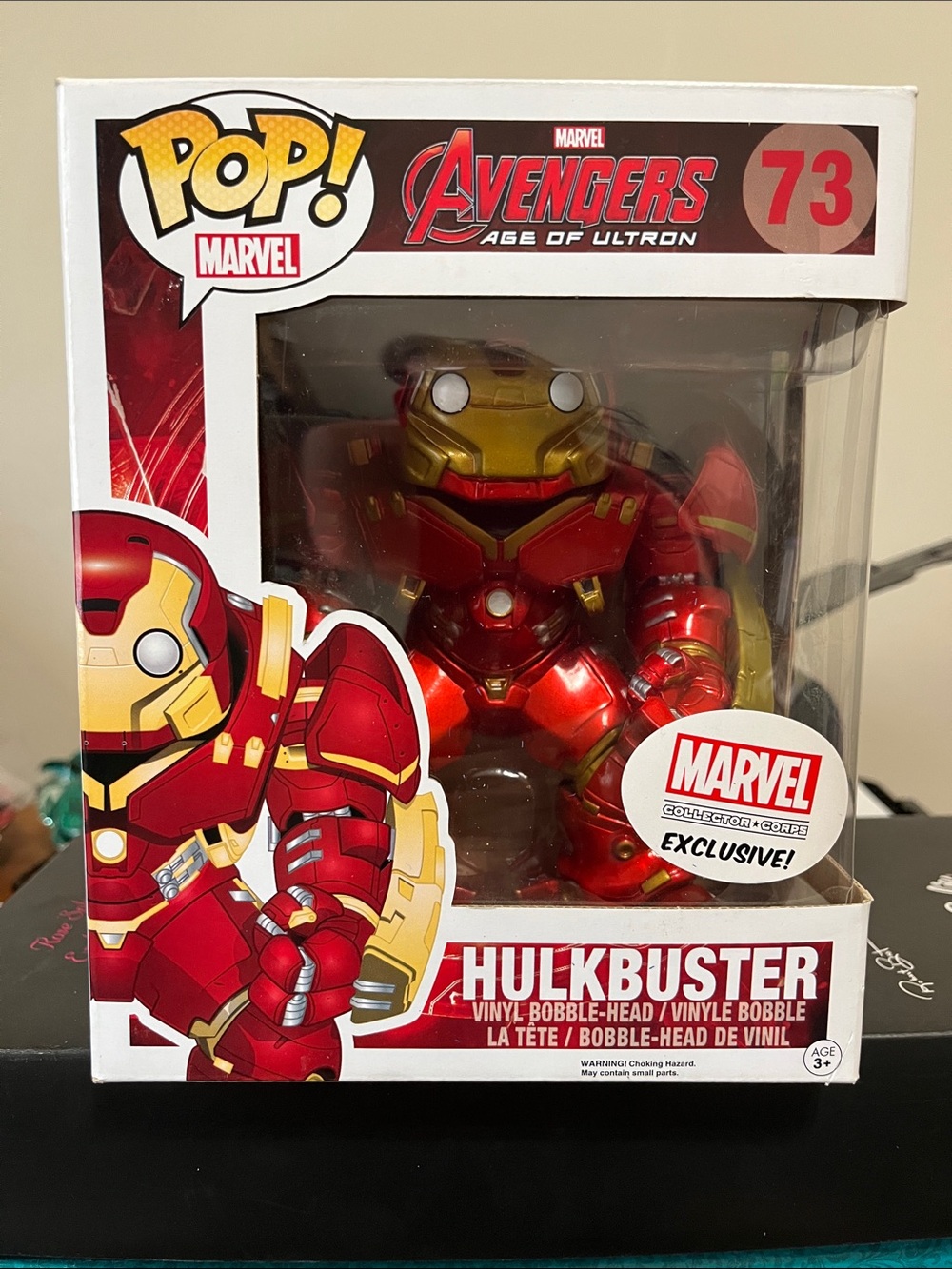 Funko Pop! Hulkbuster - Red & Gold Marvel Vinyl Figure